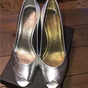 Madison Studio Metallic Silver Heels